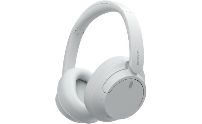 Sony WH-CH720N Noise Canceling Wireless Headphones Bluetooth Over The Ear Headset with Microphone and Alexa Built-in, White