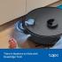 Tapo RV50 Pro Omni 15000Pa Suction Robot Vacuum Cleaner with Mop, All-in-One Dock(60°C Hot Water Wash/Dry), Auto Mop Removal & Hair Cutting Brush, DeepEdge Cleaning, Dual-Laser, Robot Hoover, Alexa