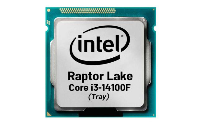 Intel 14Gen i3-14100F 3.5 GHz 4-Core LGA 1700 Desktop Processor, 4 Cores & 8 Threads, 4.7 GHz Max Turbo Frequency, 12MB Cache Memory , Tray