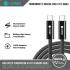 COTECI OF-065 Cable Thunderbolt 5 Coaxial USB-C to C 240W PD Fast Charging 80Gbps 4K 120Hz HDR Support