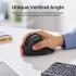UGREEN Vertical Wireless (Bluetooth 5.0+2.4G) Ergonomic Mouse with 5 Buttons, 1000/1600/2000/4000 DPI, Prevention of Mouse Arm, Vertical Mouse Compatible with PC/Laptop/Tablet, Black