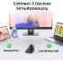 UGREEN Vertical Wireless (Bluetooth 5.0+2.4G) Ergonomic Mouse with 5 Buttons, 1000/1600/2000/4000 DPI, Prevention of Mouse Arm, Vertical Mouse Compatible with PC/Laptop/Tablet, Black