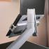Arozzi Alzare Laptop Holder Mounting on a VESA 75x75 Monitor Arm up to 18" Laptops & Tablets Includes Protective Silicone Pads , White