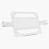 Arozzi Alzare Laptop Holder Mounting on a VESA 75x75 Monitor Arm up to 18" Laptops & Tablets Includes Protective Silicone Pads , White