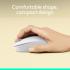Logitech M196 Bluetooth Wireless Compact & Portable 12-Month Battery Smooth Tracking Compatible with PC & Mac, Windows and macOS - Off White