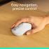 Logitech M196 Bluetooth Wireless Compact & Portable 12-Month Battery Smooth Tracking Compatible with PC & Mac, Windows and macOS - Off White