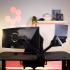 Arozzi Alzare Laptop Holder Mounting on a VESA 75x75 Monitor Arm up to 18" Laptops & Tablets Includes Protective Silicone Pads , Black