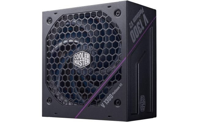 Cooler Master V Platinum V2 1300W 80+ Fully Modular Power Supply - ATX 3.1 , Ultra-quiet Mobius Fan , Advanced Heat Dissipation , Interleaved PFC Design Decreases Power Loss