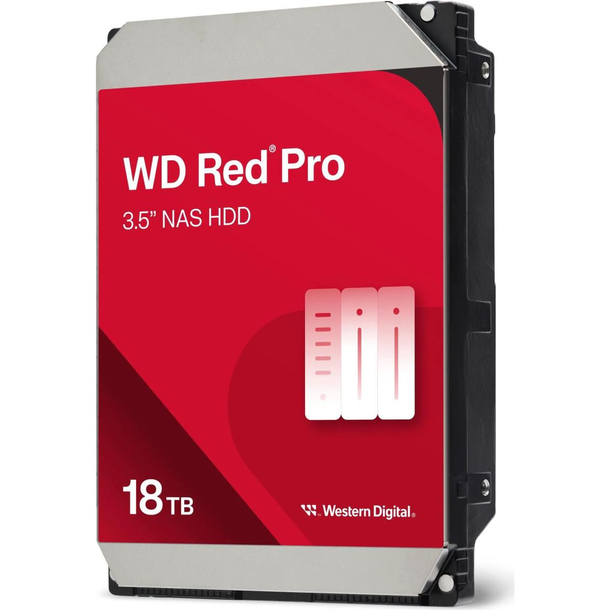 Western Digital 18TB WD Red Plus NAS Internal Hard Drive HDD 7200 RPM 512MB Cache