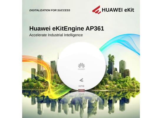 Huawei eKitEngine AP361 WIFI 6 AX1800 Ceiling Mount Dual-Band Dual Band 2.4GHz & 5GHz Access Point Built-in Smart Antennas
