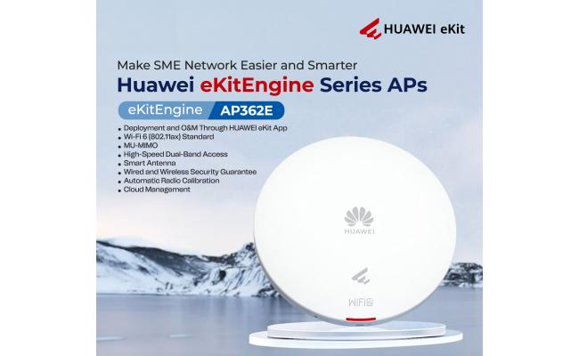 Huawei eKitEngine AP362E WIFI 6 AX3000 Ceiling Mount Dual-Band Dual Band 2.4GHz & 5GHz Access Point Built-in Smart Antennas