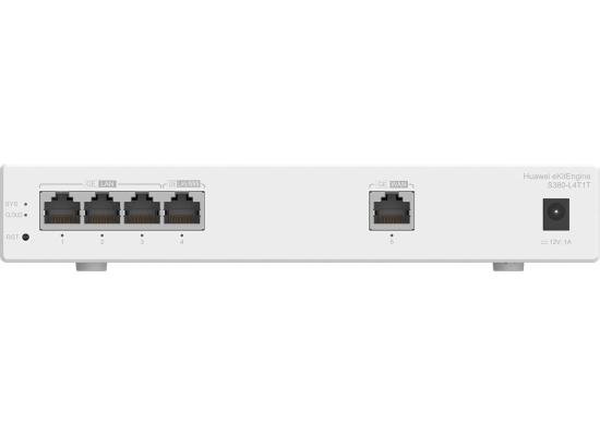 Huawei S380-L4T1T Multi-Service Gateway with 1x GE WAN & 4x GE LAN, Up to 150 users, Forwarding performance 2Gbps, Metal Chassis material, 1x Gigabit WAN Port, 4x Gigabit LAN Ports