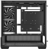 DeepCool CG380 3F Panoramic ATX Mid-Tower Case 3x Pre Installed ARGB Fans , Support Back Connectors & Up to 360mm +240mm Radiators, Front 2x USB3.0 1x USB C , Black