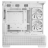 DeepCool CG380 3F Panoramic ATX Mid-Tower Case 3x Pre Installed ARGB Fans , Support Back Connectors & Up to 360mm +240mm Radiators, Front 2x USB3.0 1x USB C , White
