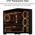 ASUS A32 PLUS ATX Computer Case, 4x Pre-Installed aRGB Fans, Up to 360mm Radiator & 10x 120mm Fan Support, 270° Panoramic View, Detach Side Panels, Black