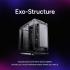 Cooler Master MasterFrame 500 Mesh ATX Mid-Tower PC Case – High Airflow Premium Aluminum Chassis, Powerful Dual 200mm Intake Fans, Freeform 2.0 Modular Frame, 360mm Radiator Support, USB-C, Black