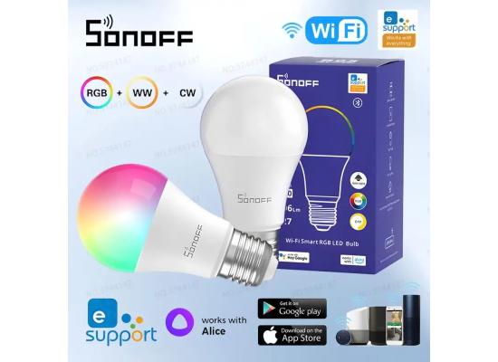 SONOFF B05 WiFi Smart LED Light 9W E26/E27 B05-BL Dimmable Lamp Bulbs EweLink APP Control Smart LED Bulbs Work Via Alexa Google Home