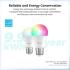 SONOFF B05 WiFi Smart LED Light 9W E26/E27 B05-BL Dimmable Lamp Bulbs EweLink APP Control Smart LED Bulbs Work Via Alexa Google Home