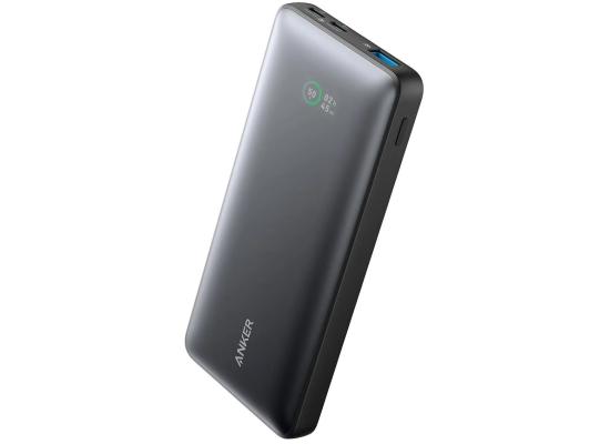 Anker 533 Power Bank10000mah Portable Charger-A1249 (PowerCore 25W) With 3 Port, 2 USB-C, 1 USB-A Fast Charging Battery Pack For iPhone Series, iPad, Samsung, Android and More - Black product thumbnail 2