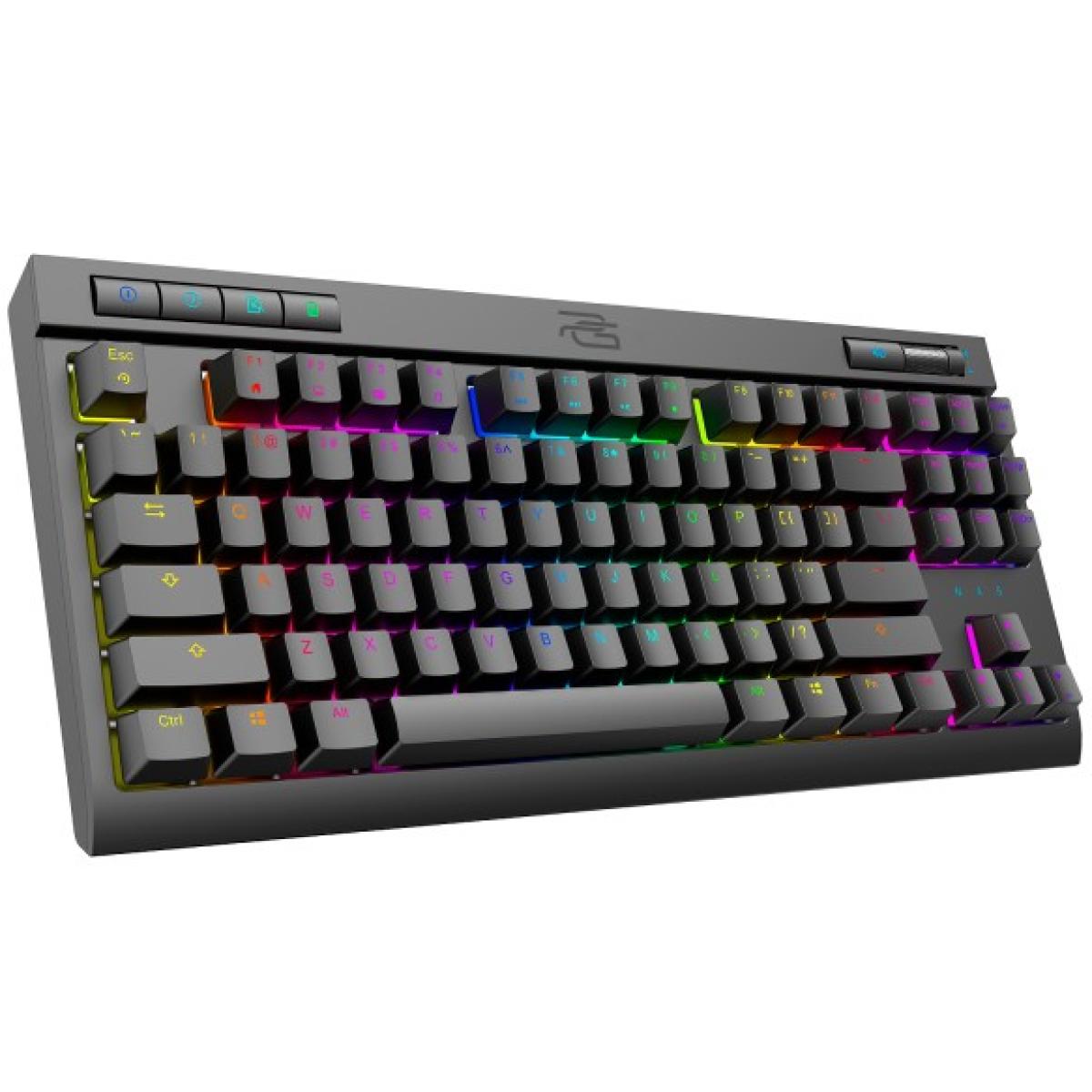 Proove RGB Mechanical Keyboard Gaming Side Swap Red Typical switches (English Layout) - Black