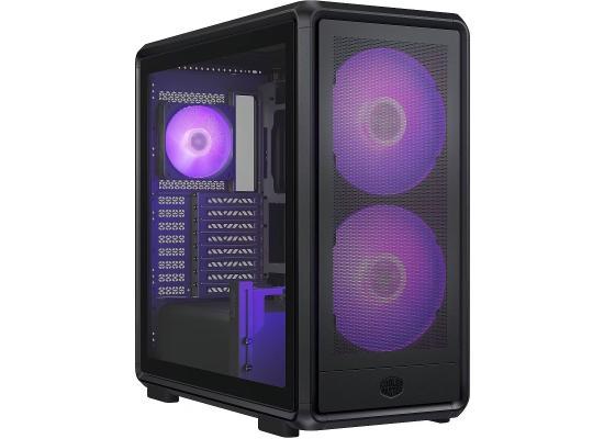 Cooler Master Masterframe 600 Black Case | Freeform 2.0 Modular Platform ATX Mid-Tower Case | Support Upto RTX 5090 | 420mm AIO Support | Type C Connector | Aluminum Frame | Magnetic Side Panels