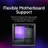 Cooler Master Masterframe 600 Black Case | Freeform 2.0 Modular Platform ATX Mid-Tower Case | Support Upto RTX 5090 | 420mm AIO Support | Type C Connector | Aluminum Frame | Magnetic Side Panels
