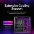 Cooler Master Masterframe 600 Black Case | Freeform 2.0 Modular Platform ATX Mid-Tower Case | Support Upto RTX 5090 | 420mm AIO Support | Type C Connector | Aluminum Frame | Magnetic Side Panels