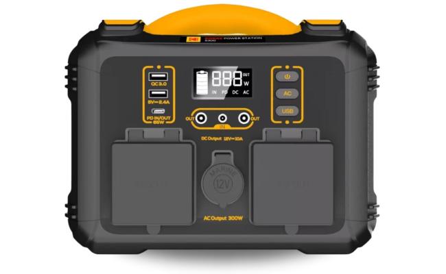Kodak S300 Portable Station 236.25Wh Battery Capacity 600W Peak Output Power 180W Solar Input Power Optimal Performance with Kodak Solar Panels