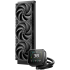 DeepCool SPARTACUS 360 LCD Liquid Cooler 360mm 6th Gen Pump 3400RPM 3.4" 640x480 TFT LCD Screen 2500 RPM Fan Speed 79.89 CFM Fan Airflow , Black