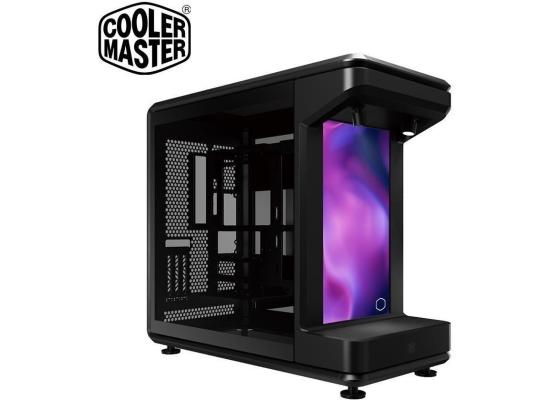 Cooler Master MasterFrame 360 STAGE LCD Open-Frame ATX PC Case, Front LCD Display, 430mm GPU Max, 360mm Radiator Support, Supports Up to 12×120mm Fans, PCIe 5.0 Riser, USB4 Type-C, Vertical GPU Mount