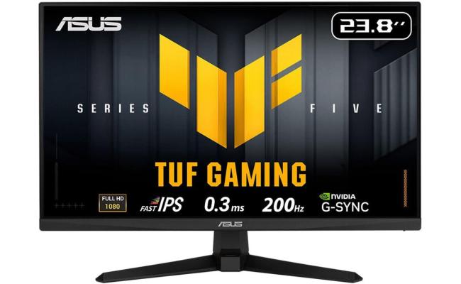 ASUS TUF Gaming A.I  VG249Q5A 24" Fast IPS Full HD 200Hz 0.3 ms 99% sRGB Extreme Low Motion Blur DisplayWidget Center G-Sync Compatible w/ Speakers