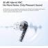 Honor Choice Earbuds X7i, 40 Hours Bluetooth Earbuds, 45DB Noise Cancelling Headphones, 5.3 Bluetooth Headphones with Microphone, IP54 Wireless Earbuds, White