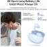 Honor Choice Earbuds X7i, 40 Hours Bluetooth Earbuds, 45DB Noise Cancelling Headphones, 5.3 Bluetooth Headphones with Microphone, IP54 Wireless Earbuds, White