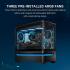 ASUS Prime AP202 ARGB Black mATX pc case with Fully Tempered Curved Glass, Supports Graphics Cards up to 420mm Long, 360mm Long radiators, Easy-Detach Rail, Patented Slot Vent, 3 Built-in ARGB Fans