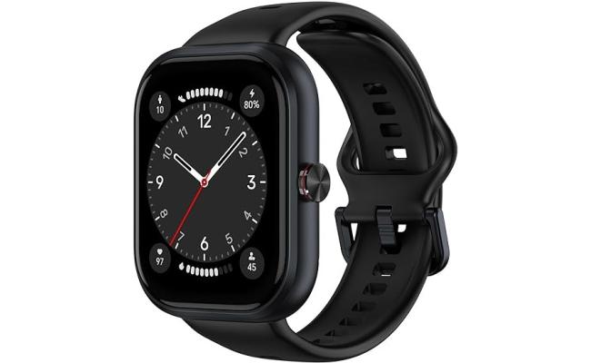 Honor Choice Watch| 1.95" AMOLED Display | Bluetooth Calling | 120 Workout Modes | 5ATM Swim-Ready | Upto 12 Days Battery Life | Built-in Multi-System GNSS | SpO2, Heart Rate, Sleep Tracking , Black