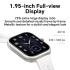 Honor Choice Watch| 1.95" AMOLED Display | Bluetooth Calling | 120 Workout Modes | 5ATM Swim-Ready | Upto 12 Days Battery Life | Built-in Multi-System GNSS | SpO2, Heart Rate, Sleep Tracking , Black