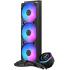 Cooler Master Atmos II 360 LCD AIO CPU Liquid Cooler – 360mm Radiator, Customizable LCD Display, 3X ARGB PWM Fans, Dual-Chamber Pump, Ultra-Quiet Performance, AMD AM5/AM4 & Intel LGA 1851/1700, Black