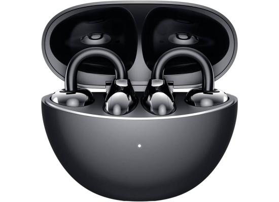 HONOR Choice Open Clip Earbud, Dual-Magnet Driver Unit, Low Latency Mode, Voice Assistant, Tap Control, Bluetooth 5.3, IP54 Water And Dust Resistant, 36 Hours Battery Life, Black