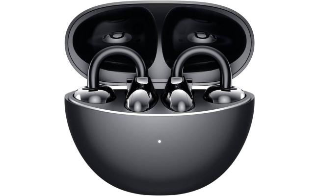 HONOR Choice Open Clip Earbud, Dual-Magnet Driver Unit, Low Latency Mode, Voice Assistant, Tap Control, Bluetooth 5.3, IP54 Water And Dust Resistant, 36 Hours Battery Life, Black