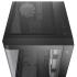 DeepCool CG530U 4F Curved Glass Panoramic ATX Mid-Tower Case 4x Pre Installed Fans Dual Chamber, Support Back Connectors & Up to 2x 360mm +280mm Radiators, Front 2x USB3.0 , Black