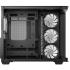 DeepCool CG530U 4F Curved Glass Panoramic ATX Mid-Tower Case 4x Pre Installed Fans Dual Chamber, Support Back Connectors & Up to 2x 360mm +280mm Radiators, Front 2x USB3.0 , Black
