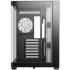 DeepCool CG530U 4F Curved Glass Panoramic ATX Mid-Tower Case 4x Pre Installed Fans Dual Chamber, Support Back Connectors & Up to 2x 360mm +280mm Radiators, Front 2x USB3.0 , Black