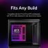 Cooler Master MasterFrame 360 Panorama Open-Frame ATX PC Case, 3-Side Panoramic Tempered Glass, 430mm GPU Max, 360mm Radiator Support, PCIe 5.0, Supports Up to 12×120mm Fans, USB4 Type-C