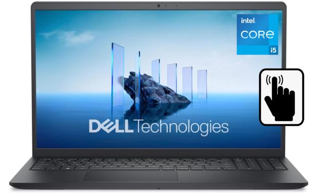 Dell 15 Laptop DC15250 (2025) NEW Intel Core i5 13Gen 10-Core Built For Everyday Computing w/ Touch Screen Display & Windows 11 (Customized) - Carbon Black