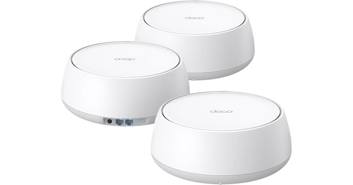 نظام Mesh Wi-Fi TP-Link Deco 7 BE25 Dual-Band BE5000 WiFi 7 | 4-Stream 5 Gbps, 240 Mhz | Covers up to 6,600 Sq.Ft | 2X 2.5G Ports Wired Backhaul | VPN,MLO, AI-Roaming, HomeShield, 3-Pack