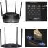 MERCUSYS MR80X AX3000 Wi-Fi Router 6 Dual Band, Wi-Fi Speed up to 2402Mbps (5GHz) + 574Mbps (2.4GHz), 160MHz Channel, 3 Gigabit LAN Ports, Ideal for Xbox/PS4/Steam and 4K Games