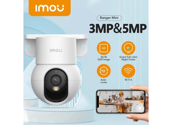 IMOU Ranger Mini 3MP QHD / 5MP UHD Two Way Talk AI Human Detection Full Color Night Vision Security CCTV Camera