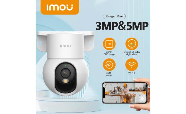 IMOU Ranger Mini 3MP QHD / 5MP UHD Two Way Talk AI Human Detection Full Color Night Vision Security CCTV Camera