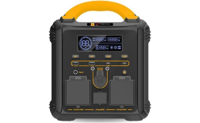 Kodak S600 Portable Station 551Wh Battery Capacity 1200W Peak Output Power 180W Solar Input Power Optimal Performance with Kodak Solar Panels
