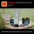 Kodak S600 Portable Station 551Wh Battery Capacity 1200W Peak Output Power 180W Solar Input Power Optimal Performance with Kodak Solar Panels
